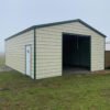 20x20 Metal Building Garage Vertical Roof