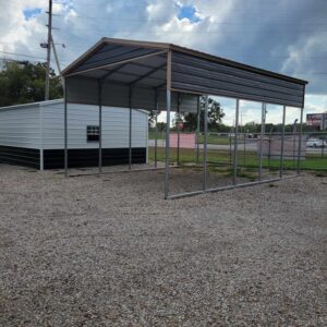 16 x 35 Metal RV Carport Camper - Arkansas, Texas, Oklahoma, Louisiana