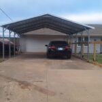 vertical roof carport