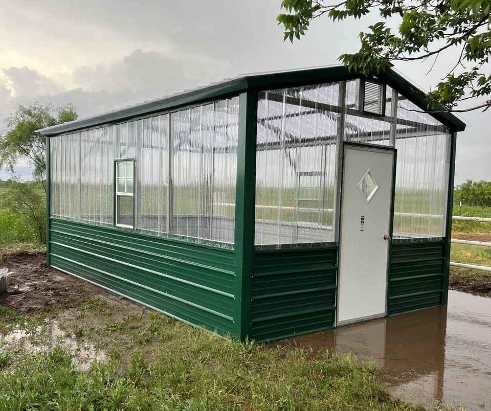 metal greenhouses